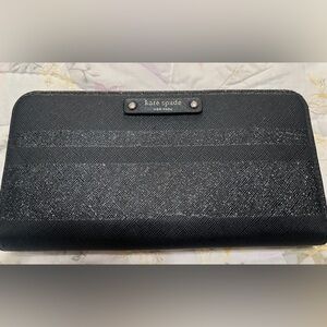 Kate Spade✨🖤🩶Black Shimmering Wallet